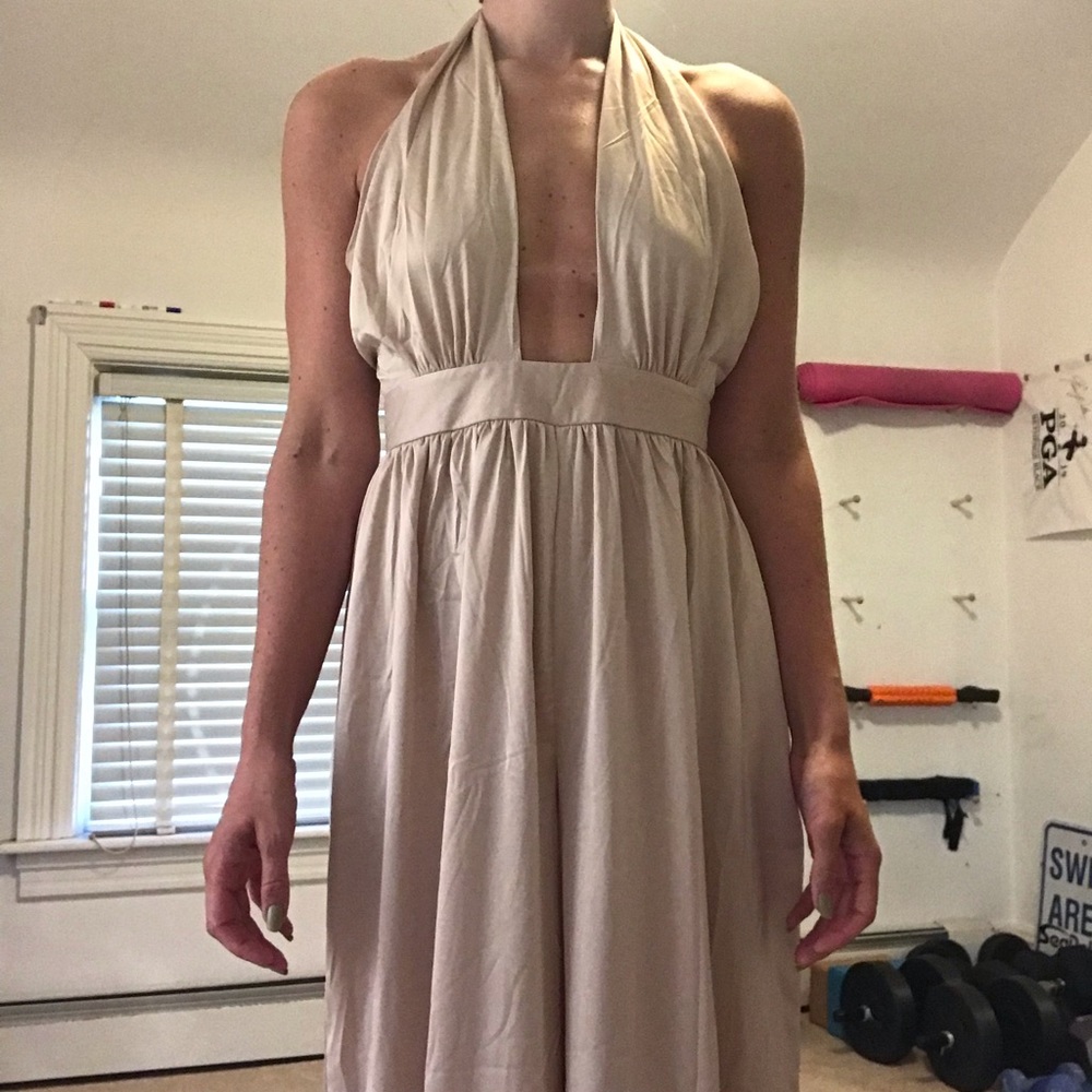 Nasty gal satin jumpsuit